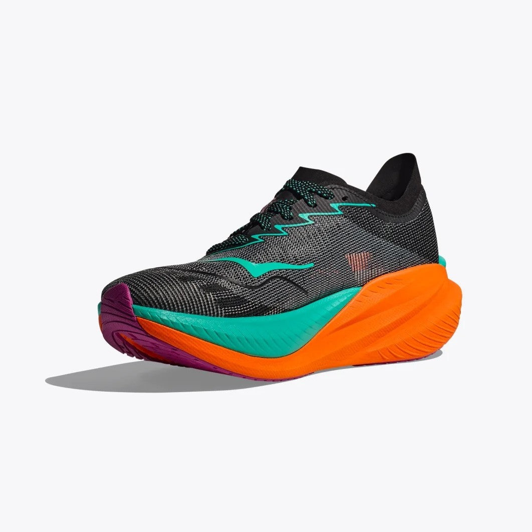 Hoka Mach X 2 | Black / Electric Aqua | Mens