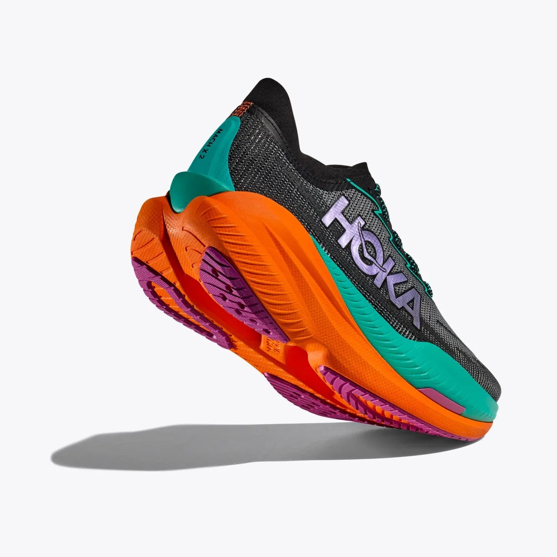 Hoka Mach X 2 | Black / Electric Aqua | Mens