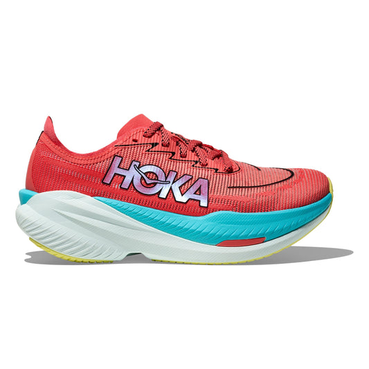 Hoka Mach X 2 Wide | Grapefruit / Electric Coral | Womens