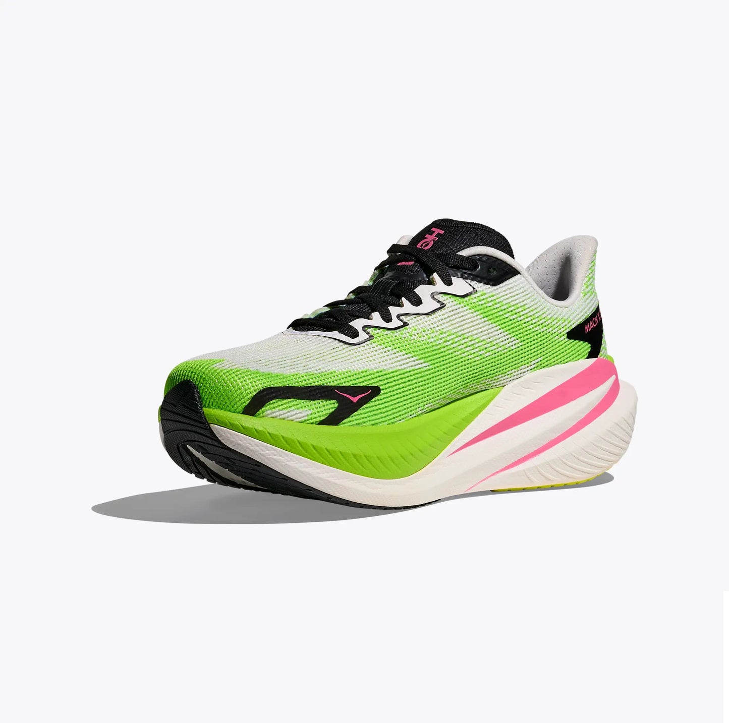 Hoka Mach X 3 | White / Neon Lime | Womens