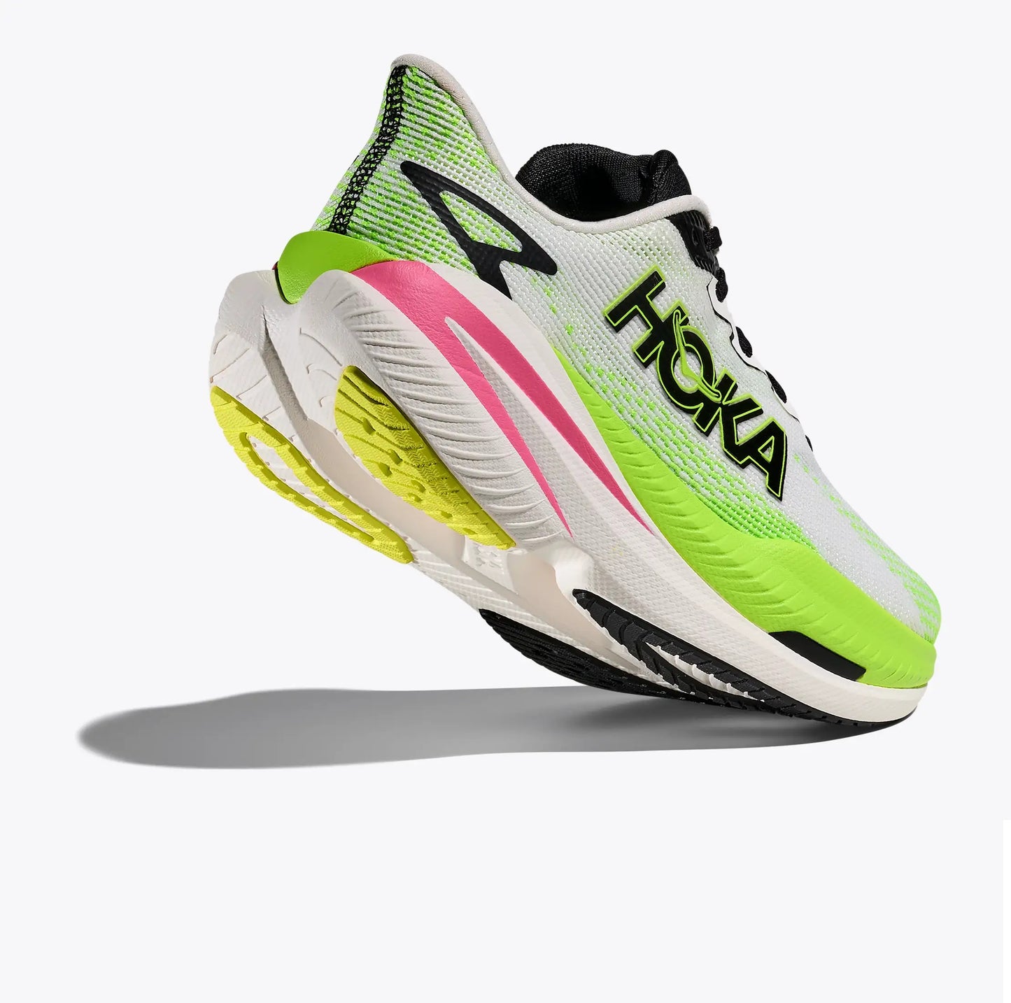 Hoka Mach X 3 | White / Neon Lime | Womens