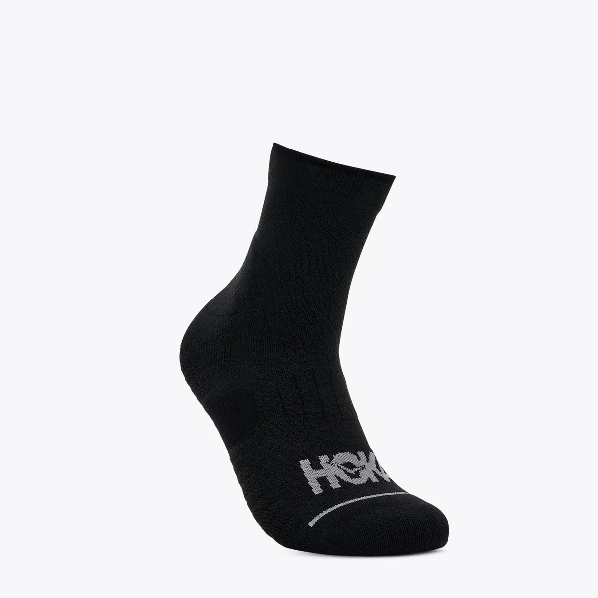 Hoka Quarter Run Sock | 3 Pack | Black / Black / Black