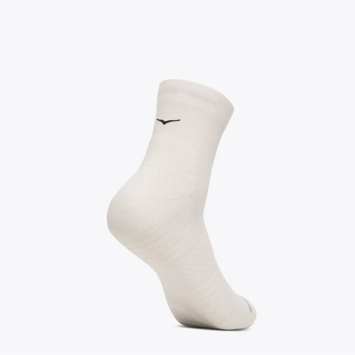 Hoka Quarter Run Sock | 3 Pack | White / White / White