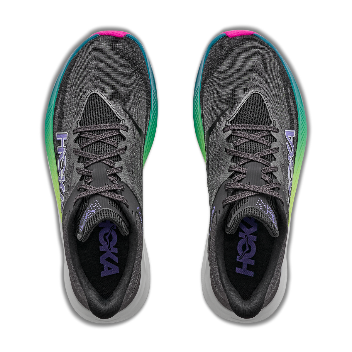 Hoka Rocket X 3 | Black / Neon Nebula | Unisex