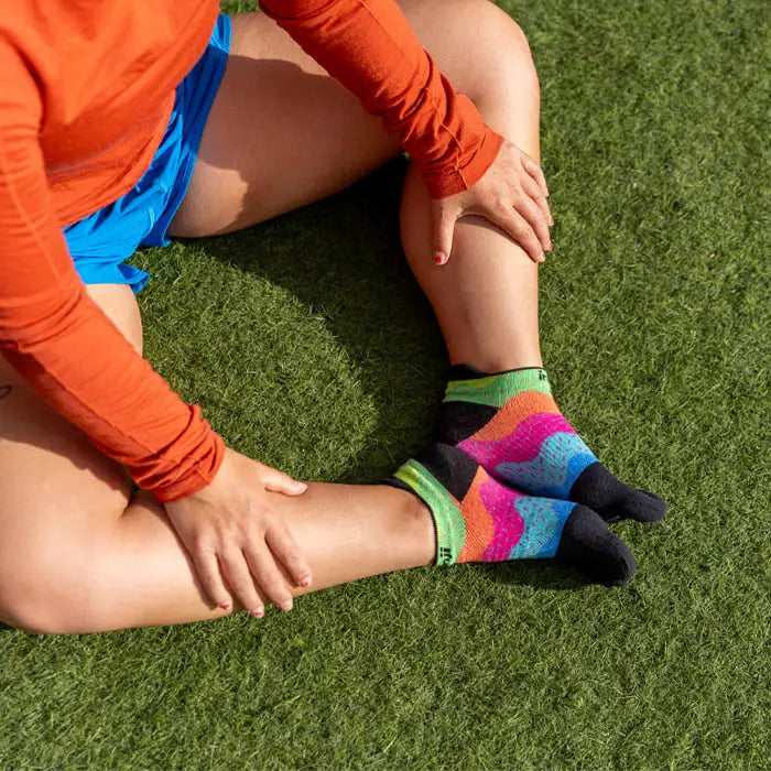 Injinji Run Sock | Lightweight | No Show | Sprinkles | Womens