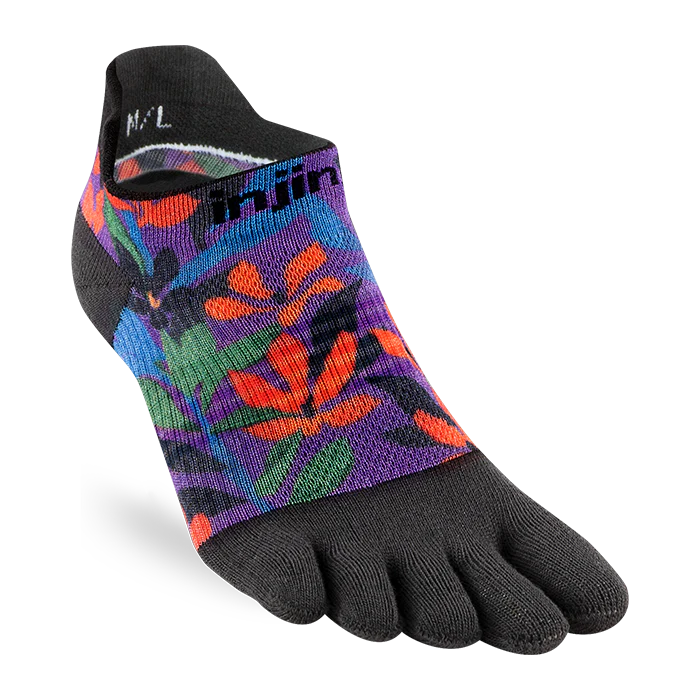 Injinji Run Sock | Lightweight | No Show | Tropical | Womens