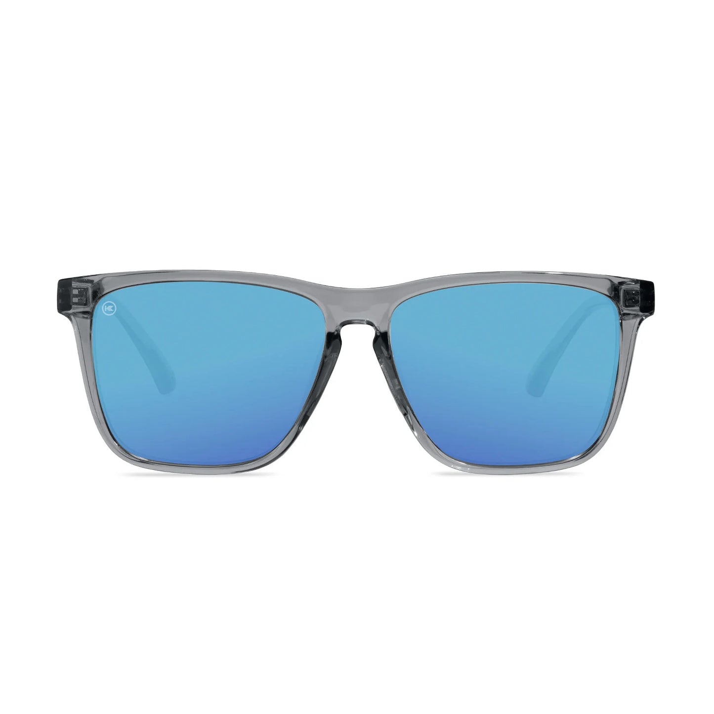 Knockaround Sunglasses | Fast Lanes Sport | Clear Grey / Aqua