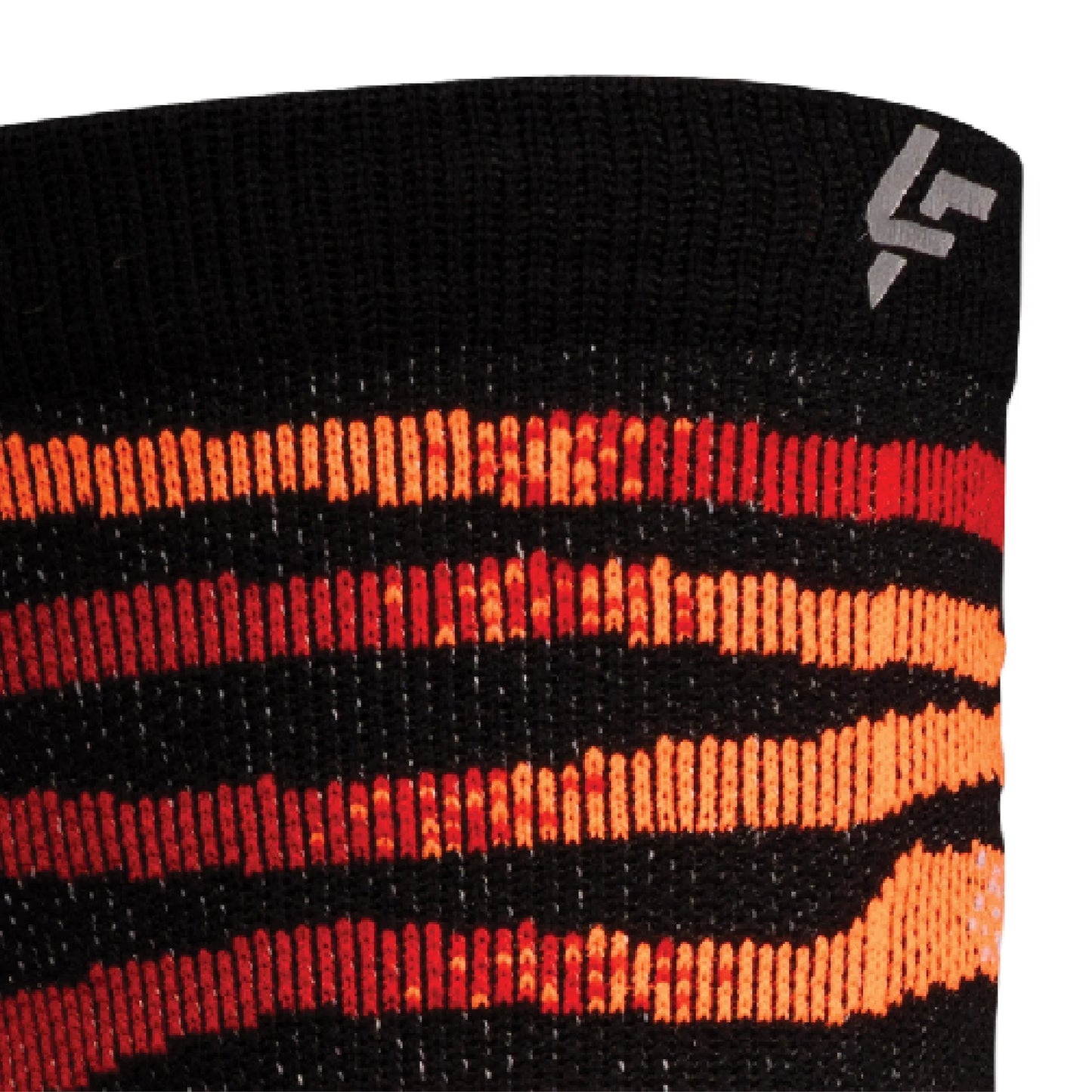 Lightfeet Performance Predator Socks | Midweight | Half Crew | Black / Red / Orange