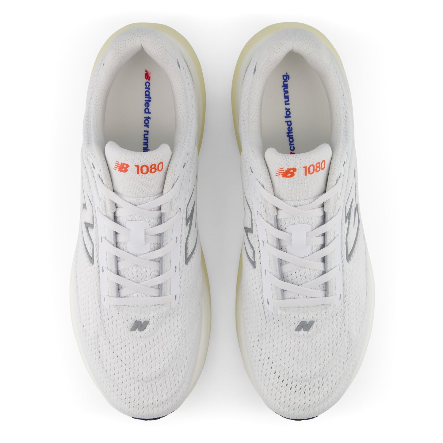 New Balance Fresh Foam X 1080 v15 Wide | NB White / Neo Flame | Mens