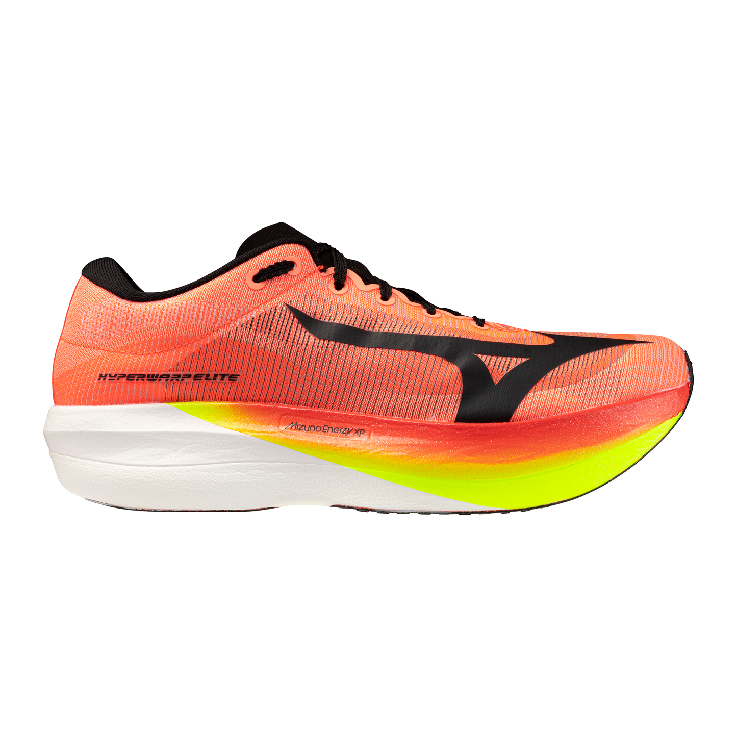 Mizuno Hyperwarp Elite | Lava Orange / Black / Lightning Yellow | Unisex