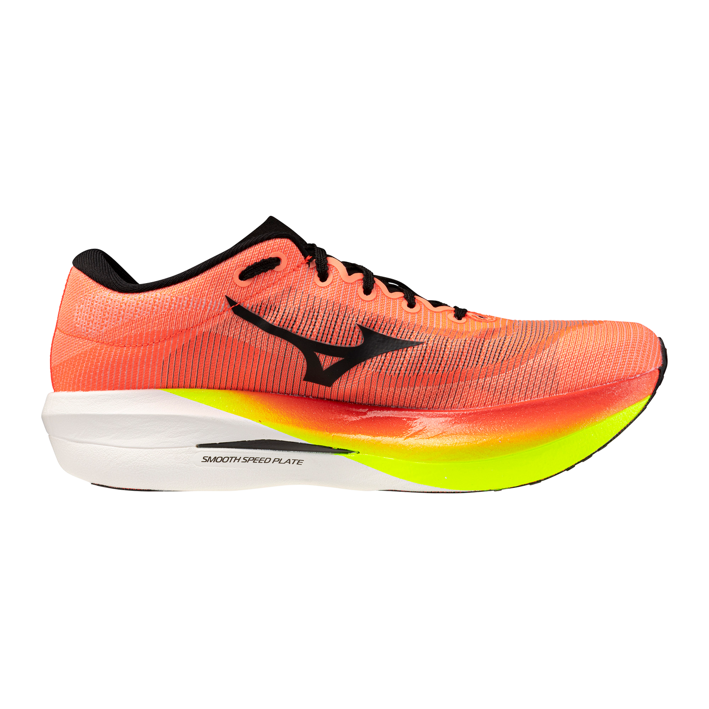 Mizuno Hyperwarp Elite | Lava Orange / Black / Lightning Yellow | Unisex