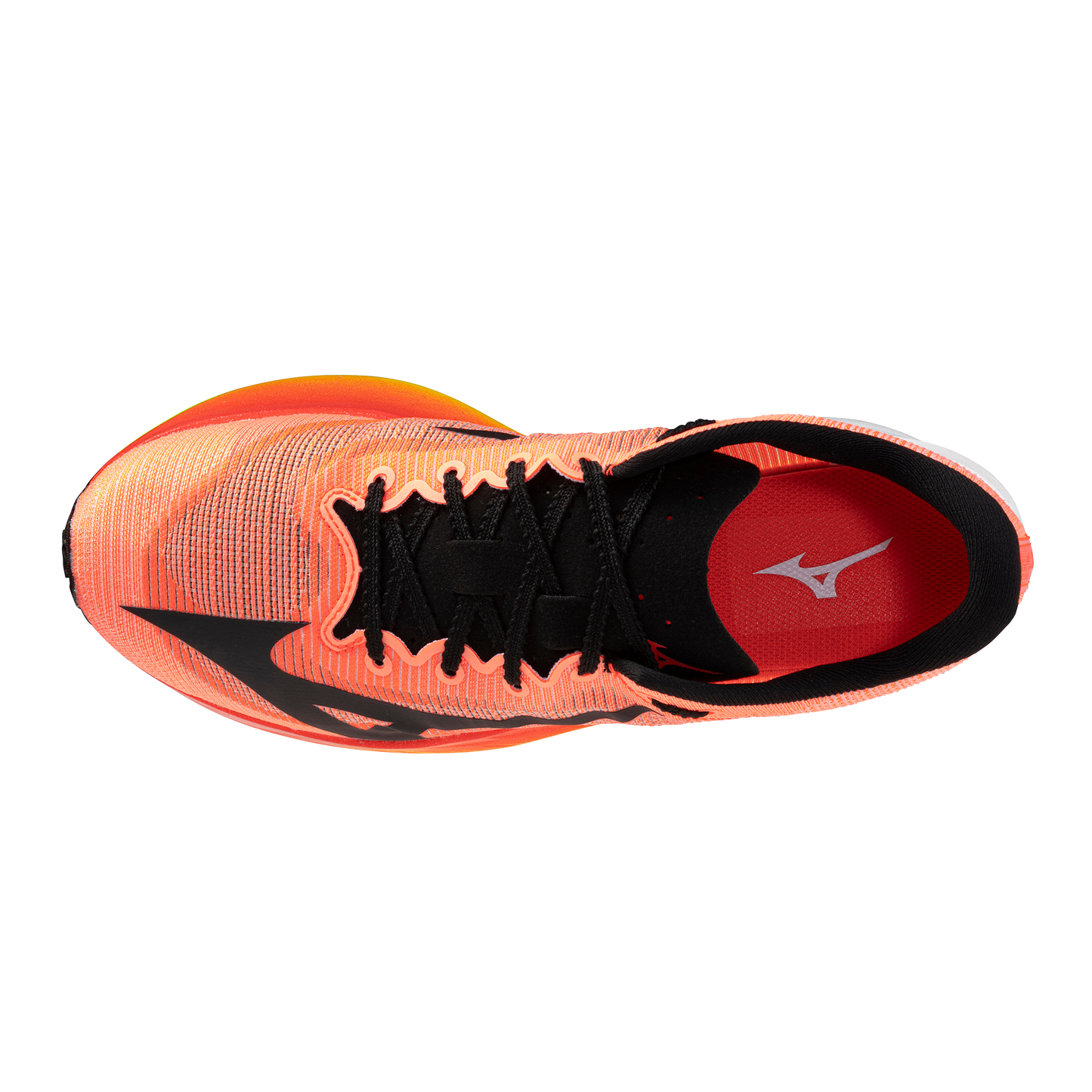 Mizuno Hyperwarp Elite | Lava Orange / Black / Lightning Yellow | Unisex