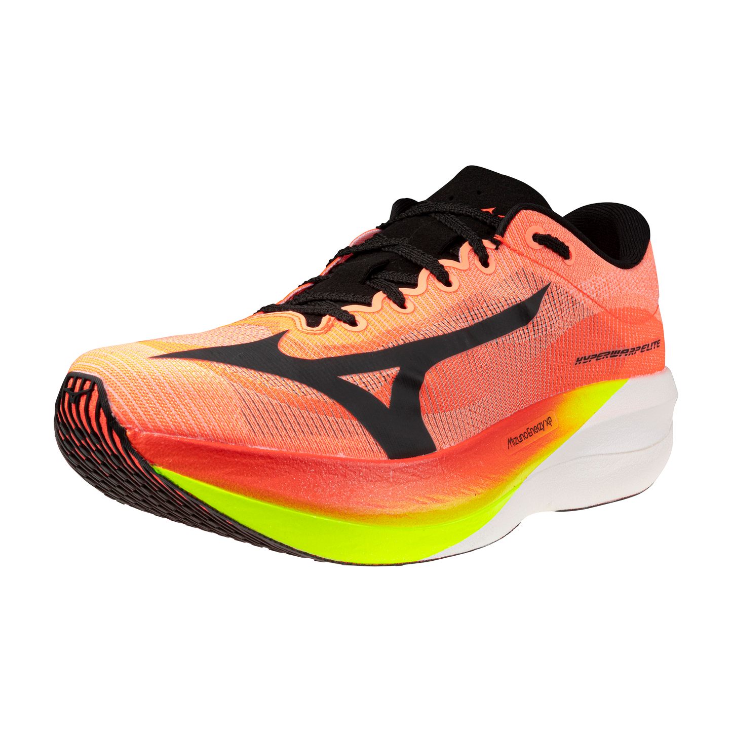 Mizuno Hyperwarp Elite | Lava Orange / Black / Lightning Yellow | Unisex