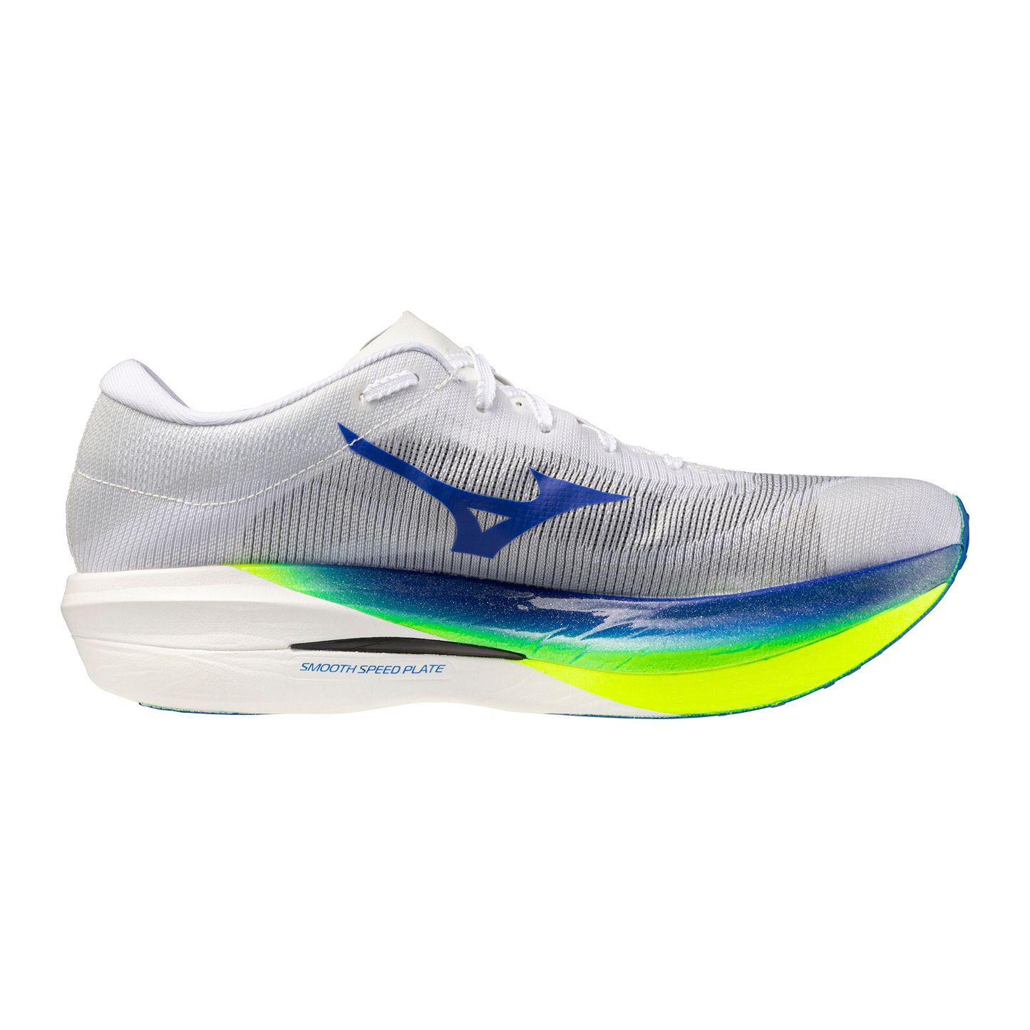Mizuno Hyperwarp Elite | White / Lightning Yellow / Dazzling Blue | Unisex