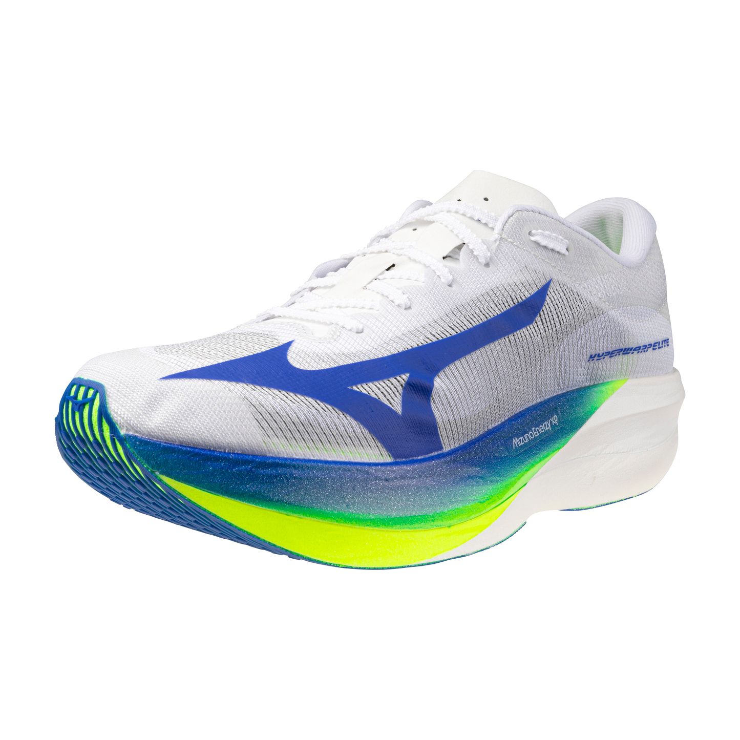 Mizuno Hyperwarp Elite | White / Lightning Yellow / Dazzling Blue | Unisex
