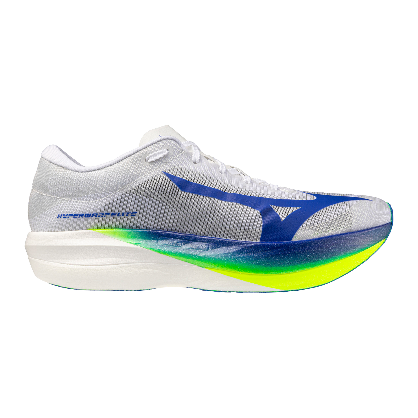 Mizuno Hyperwarp Elite | White / Lightning Yellow / Dazzling Blue | Unisex