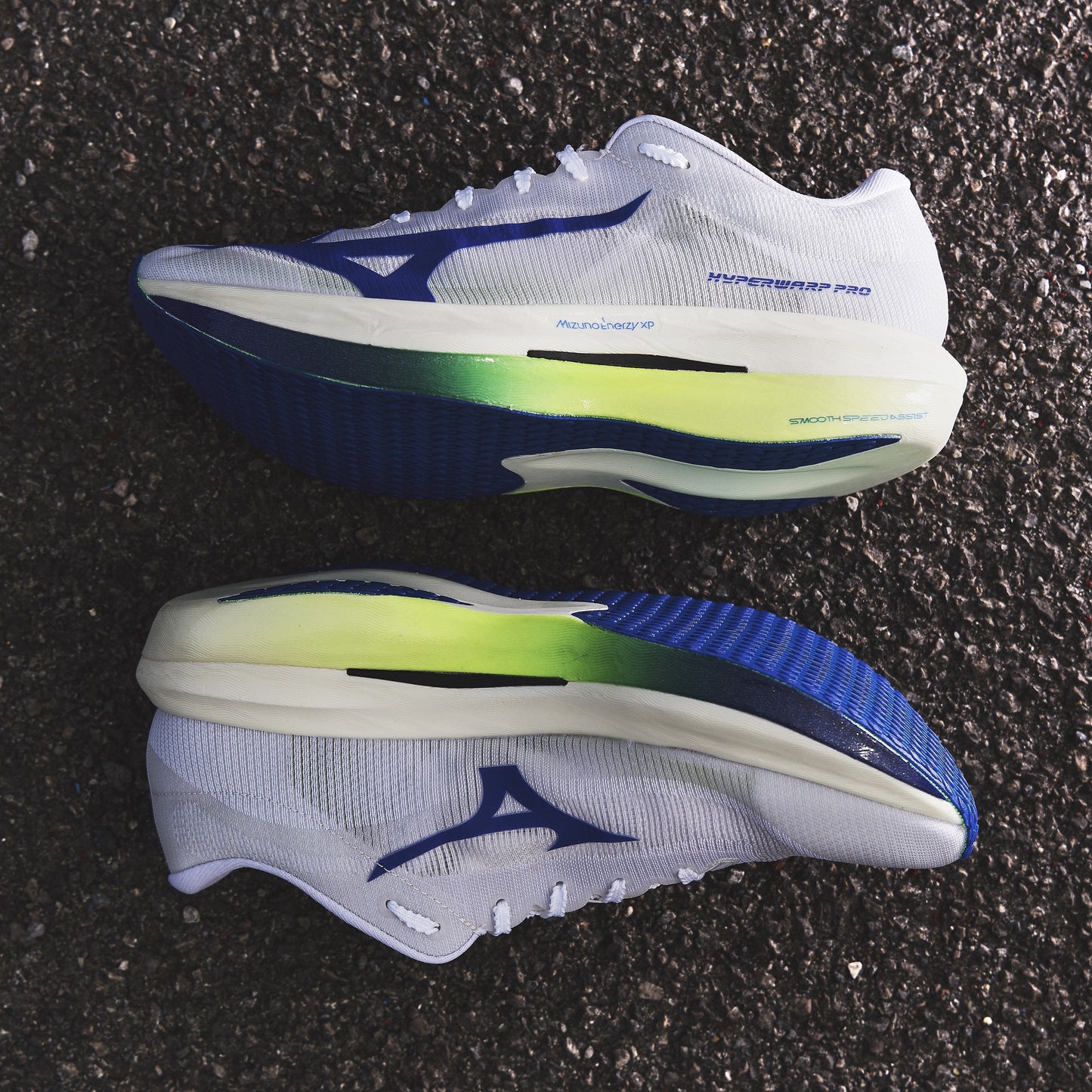 Mizuno Hyperwarp Pro | White / Lightning Yellow / Dazzling Blue | Unisex