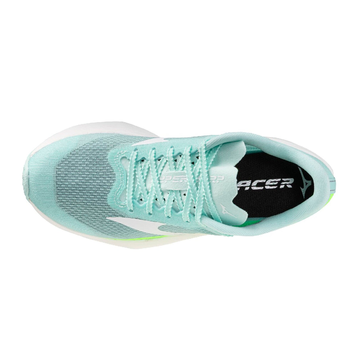 Mizuno Hyperwarp Racer | Dewdrops / White / Lime Burst | Womens