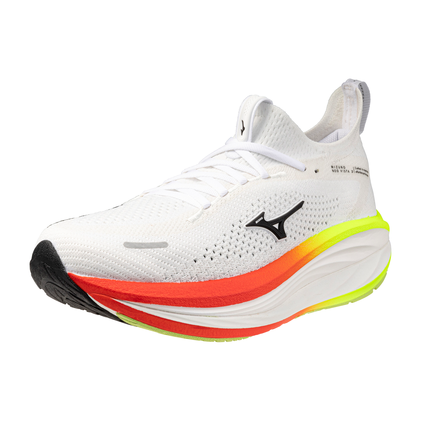 Mizuno Neo Vista 3 | White / Black / Orange | Mens