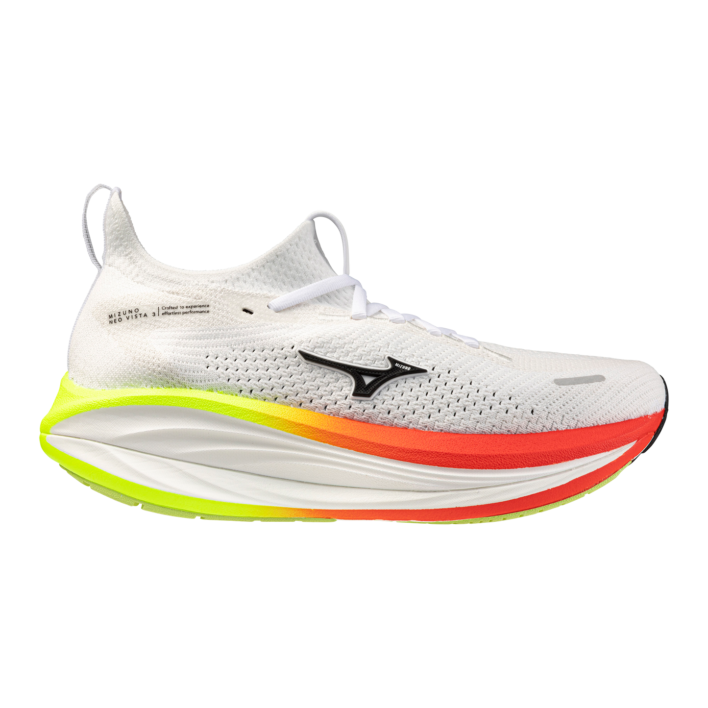 Mizuno Neo Vista 3 | White / Black / Orange | Mens