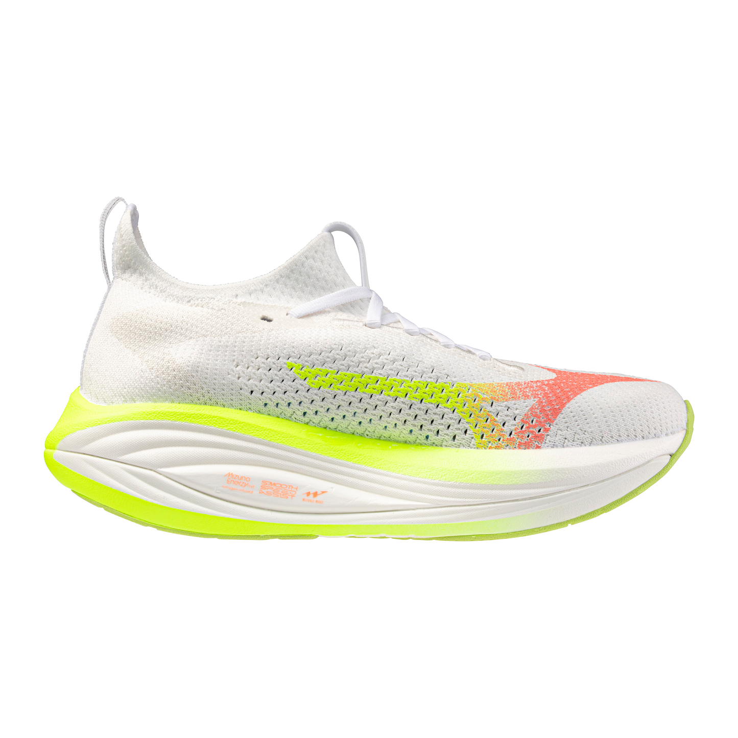Mizuno Neo Vista 3 | White / Flamingo Coral / Lime Pulp | Womens