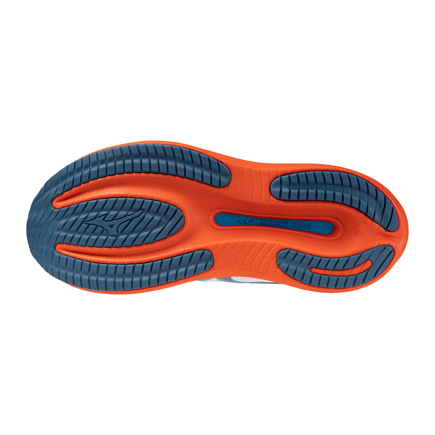 Mizuno Wave Rider 30 Wide | White / Blue Jewel / Orange | Mens