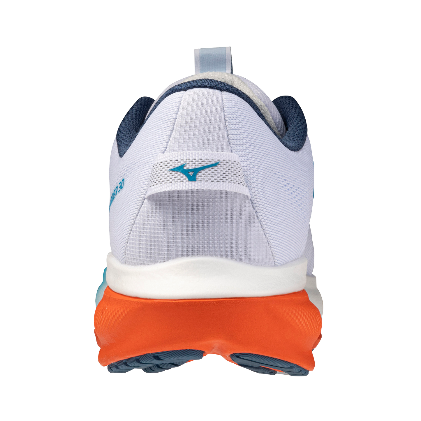 Mizuno Wave Rider 30 Wide | White / Blue Jewel / Orange | Mens