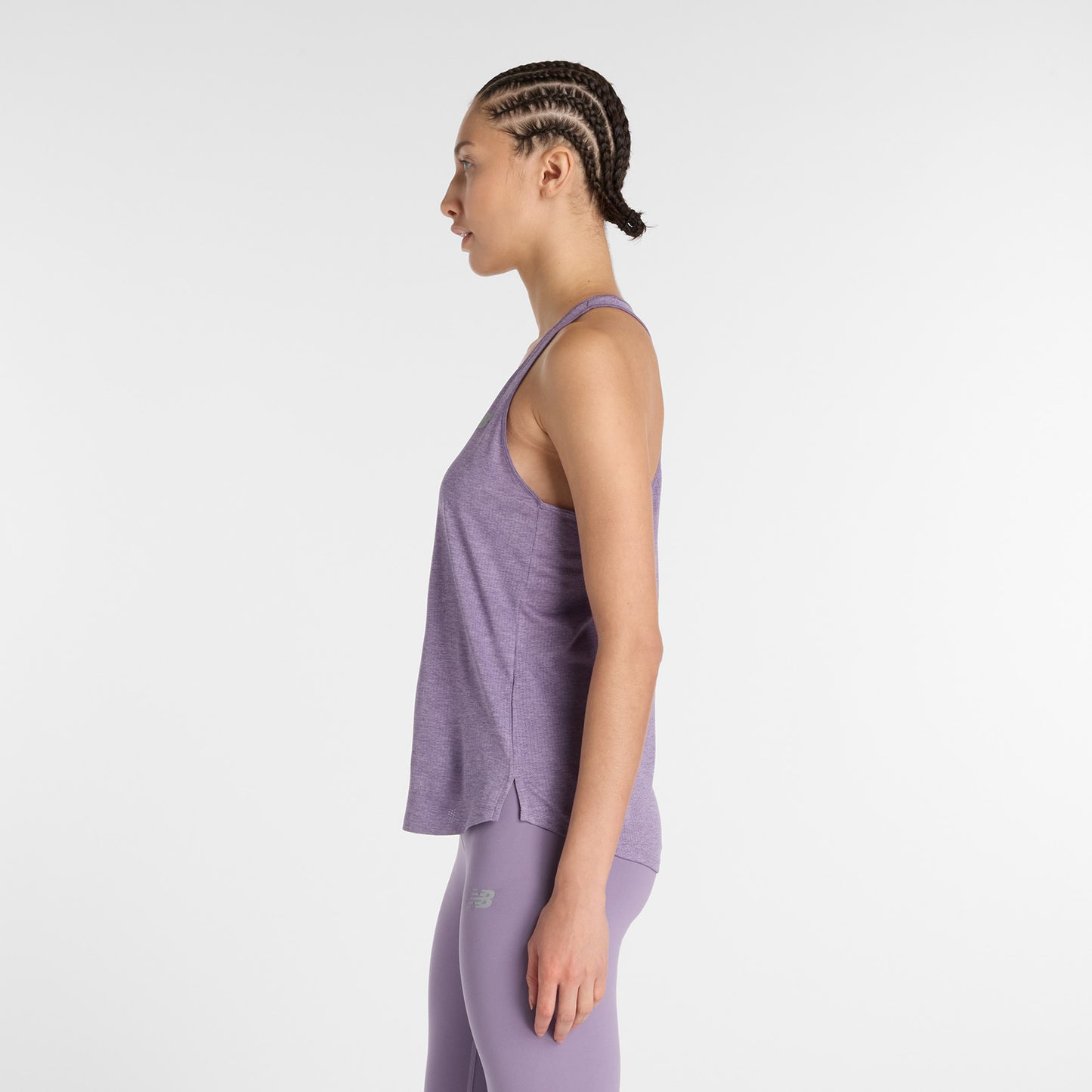 New Balance Athletics Tank | Candied Violet Heather | Womens