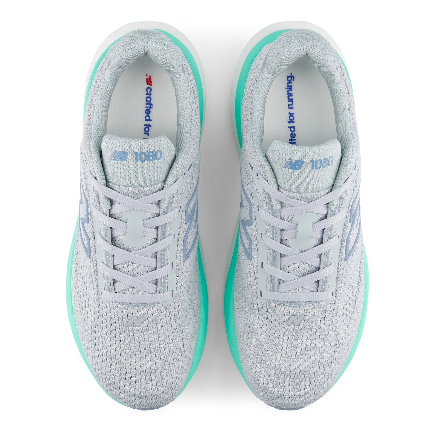 New Balance Fresh Foam X 1080 v15 | Light Zinc Blue / Bright Mint | Womens