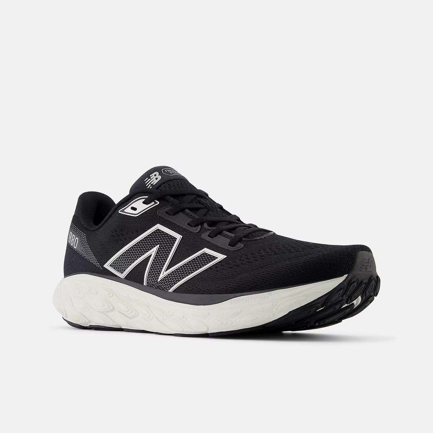 New Balance Fresh Foam X 880v14 Wide | Black / Sea Salt / Silver Metallic | Mens