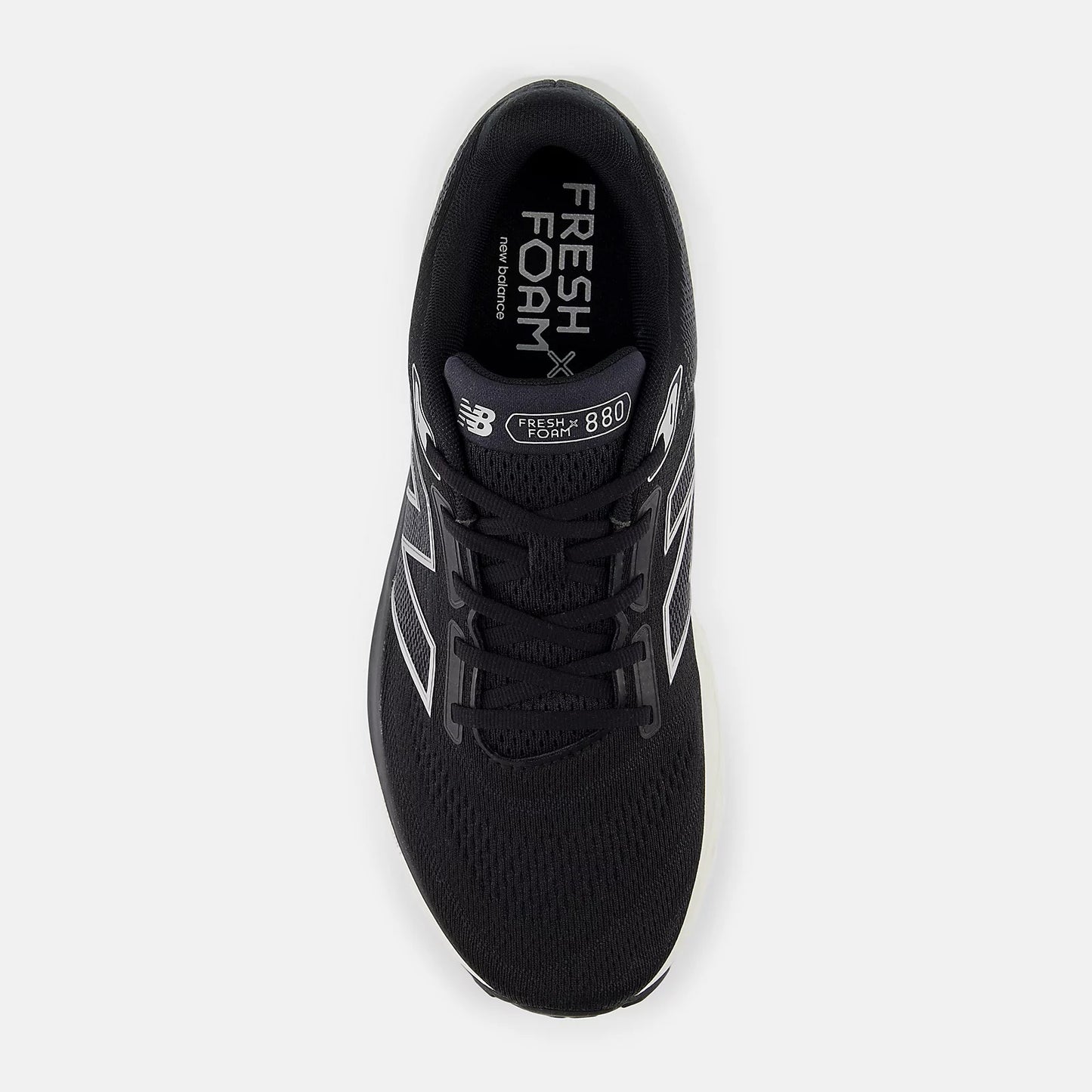 New Balance Fresh Foam X 880v14 Wide | Black / Sea Salt / Silver Metallic | Mens
