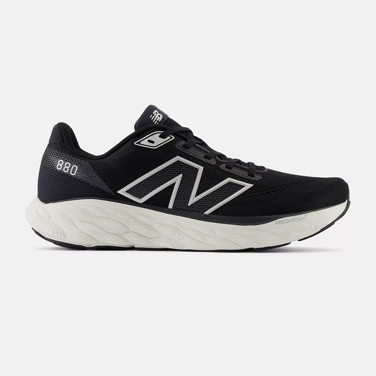 New Balance Fresh Foam X 880v14 Wide | Black / Sea Salt / Silver Metallic | Mens