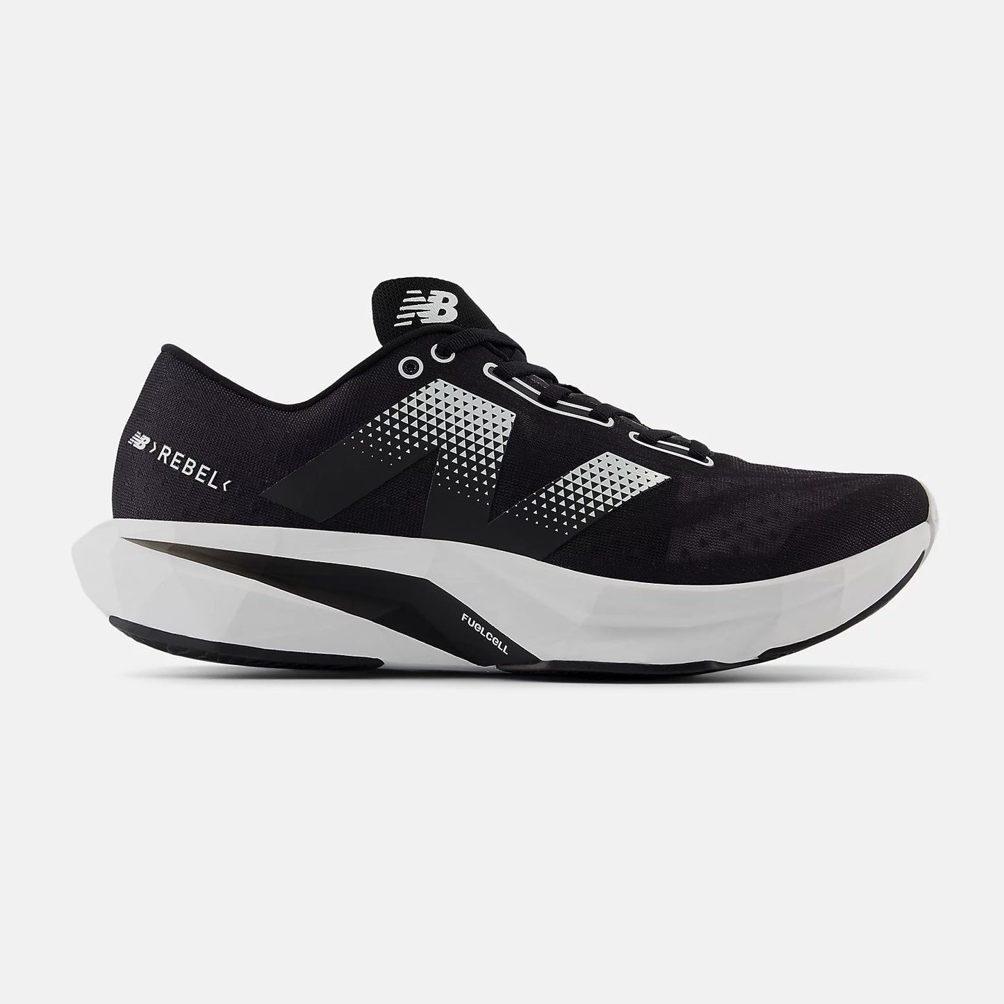 New Balance FuelCell Rebel v4 | Black / White | Mens