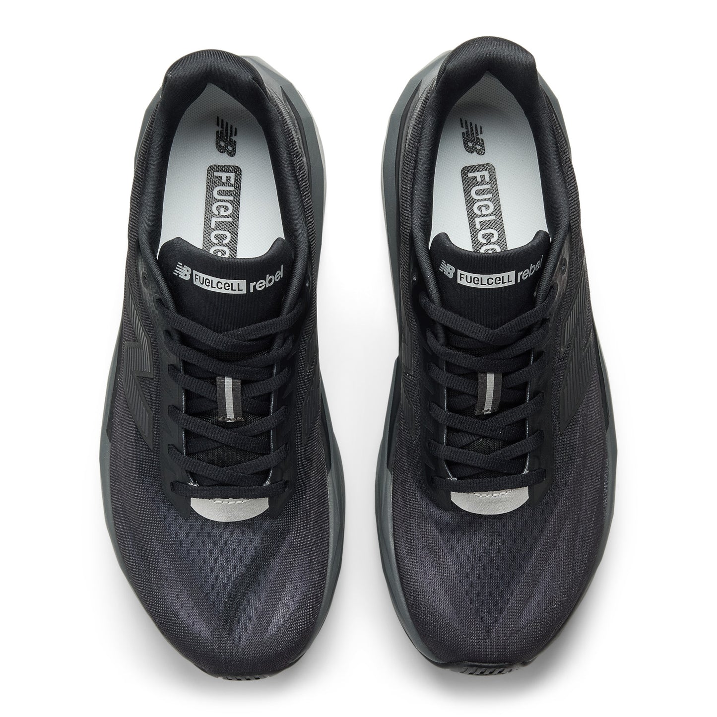 New Balance FuelCell Rebel v5 Wide | Black / Castlerock / Silver Metallic | Mens