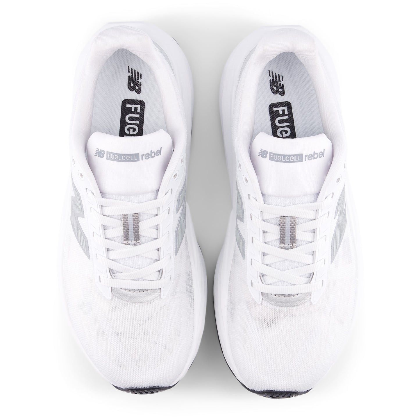 New Balance FuelCell Rebel v5 Wide | White / Silver Metallic / Black | Womens