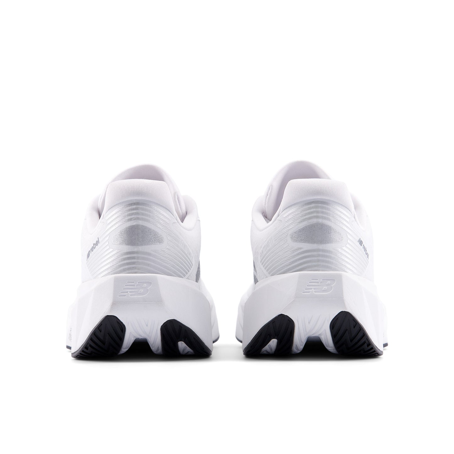 New Balance FuelCell Rebel v5 Wide | White / Silver Metallic / Black | Womens