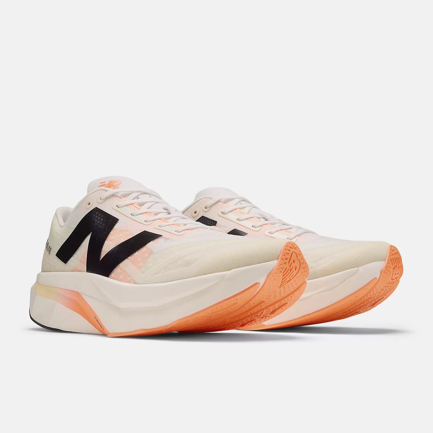 New Balance FuelCell SuperComp Elite v4 | White / Angora / Hot Mango | Mens
