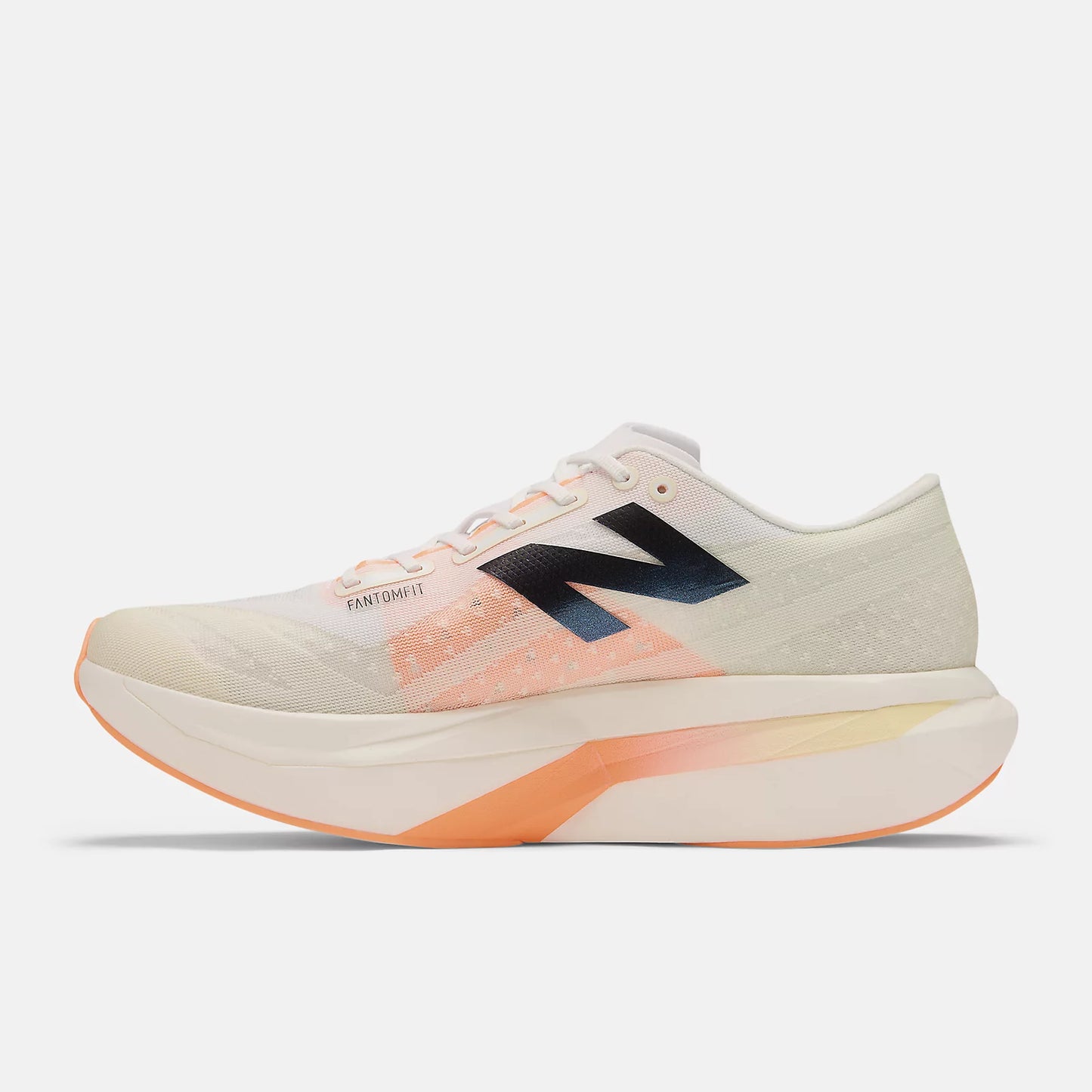 New Balance FuelCell SuperComp Elite v4 | White / Angora / Hot Mango | Mens