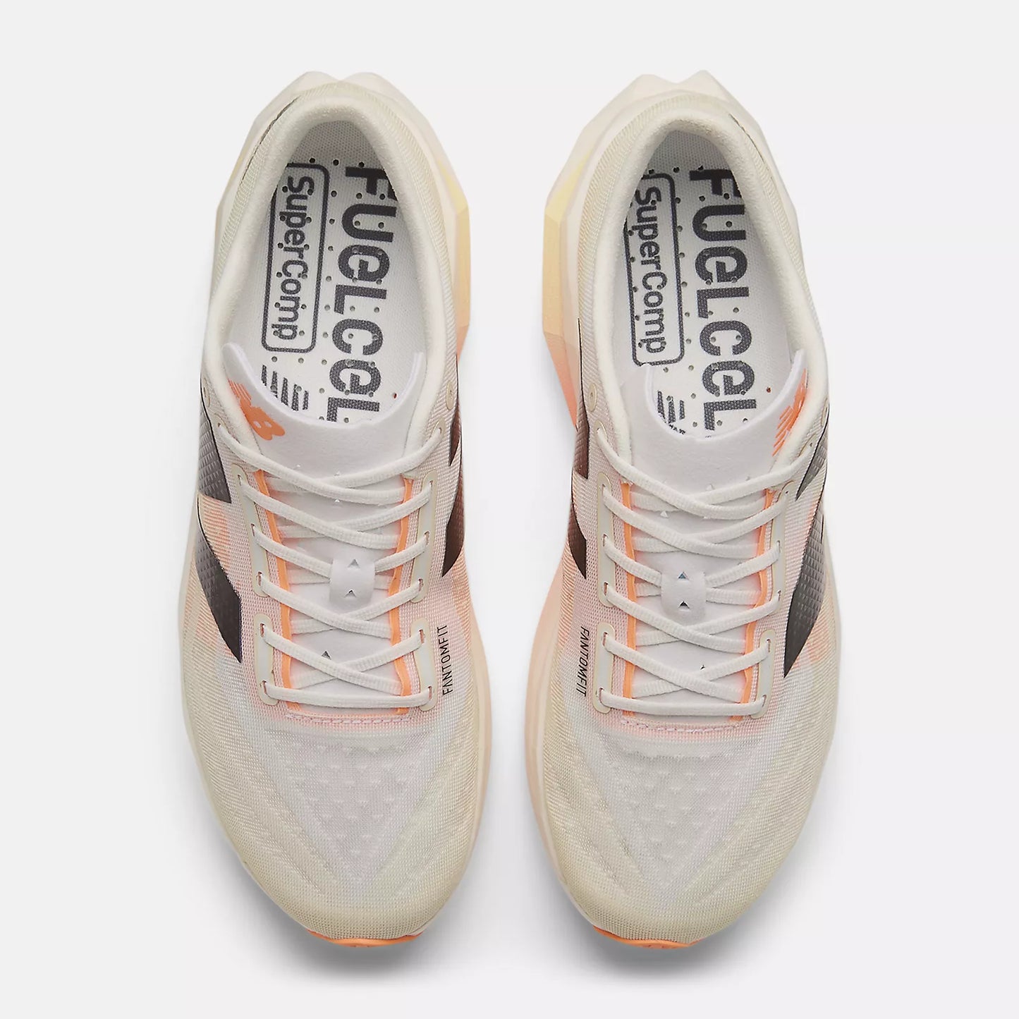 New Balance FuelCell SuperComp Elite v4 | White / Angora / Hot Mango | Mens