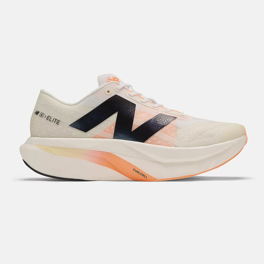 New Balance FuelCell SuperComp Elite v4 | White / Angora / Hot Mango | Mens