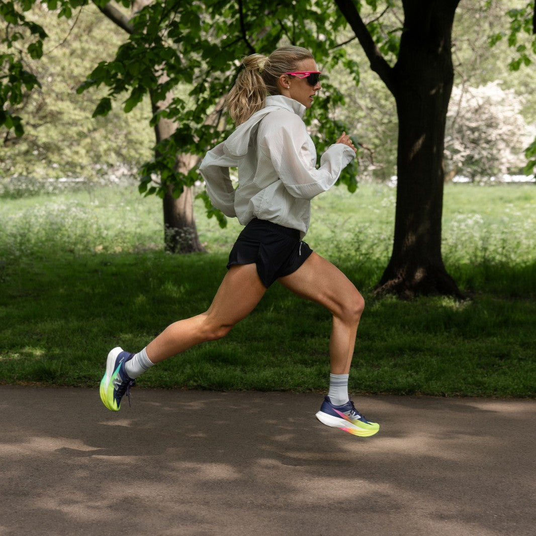 New Balance FuelCell SuperComp Elite v5 | Boysenberry / Afterglow | Womens