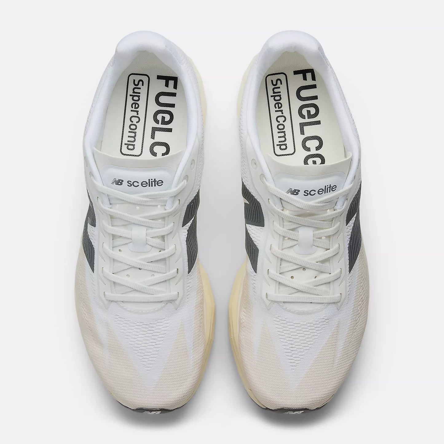 New Balance FuelCell SuperComp Elite v5 | Linen / Sea Salt / Shipyard | Mens