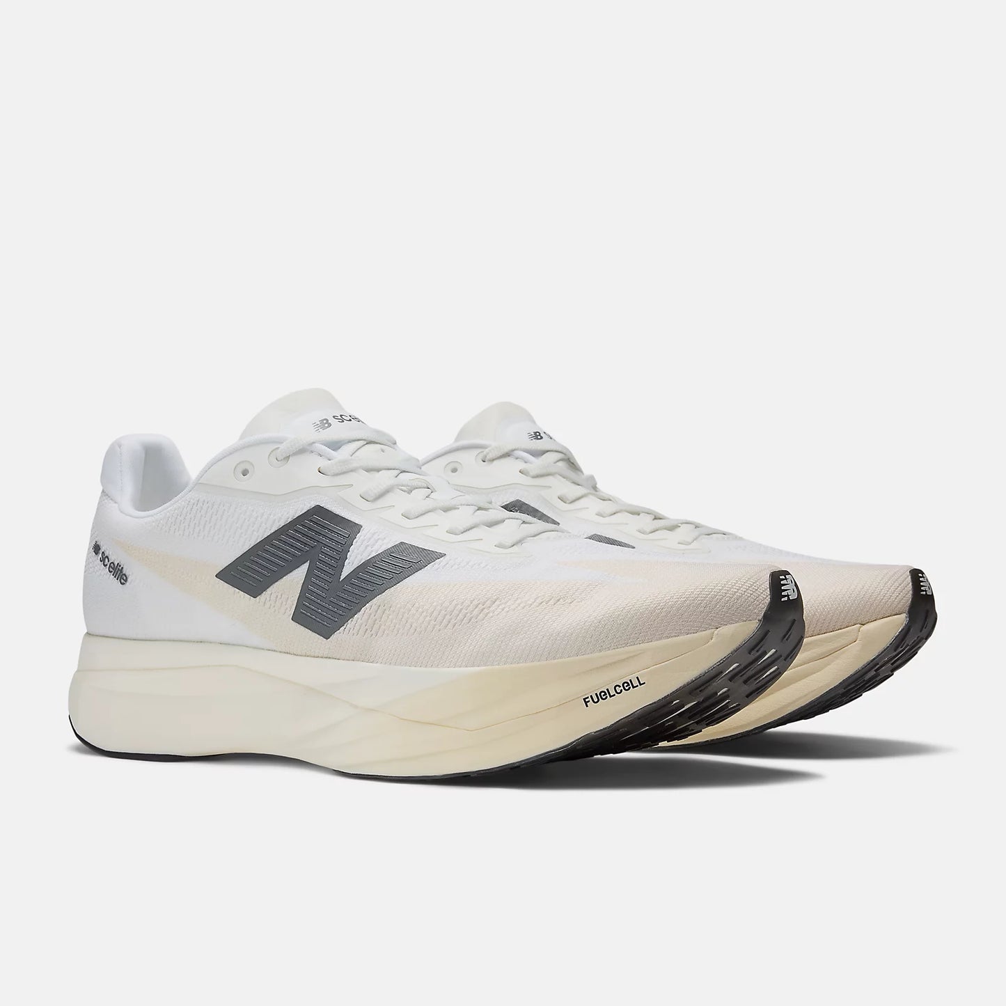 New Balance FuelCell SuperComp Elite v5 | Linen / Sea Salt / Shipyard | Mens