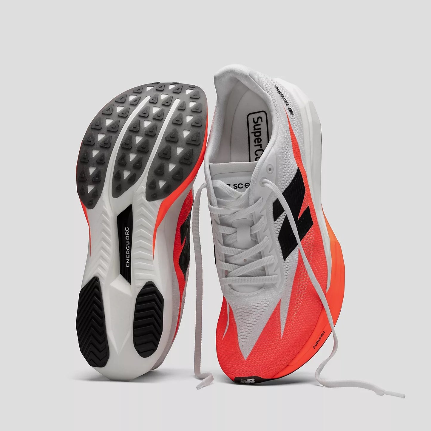 New Balance FuelCell SuperComp Elite v5 | Urgent Red / White / Black | Mens