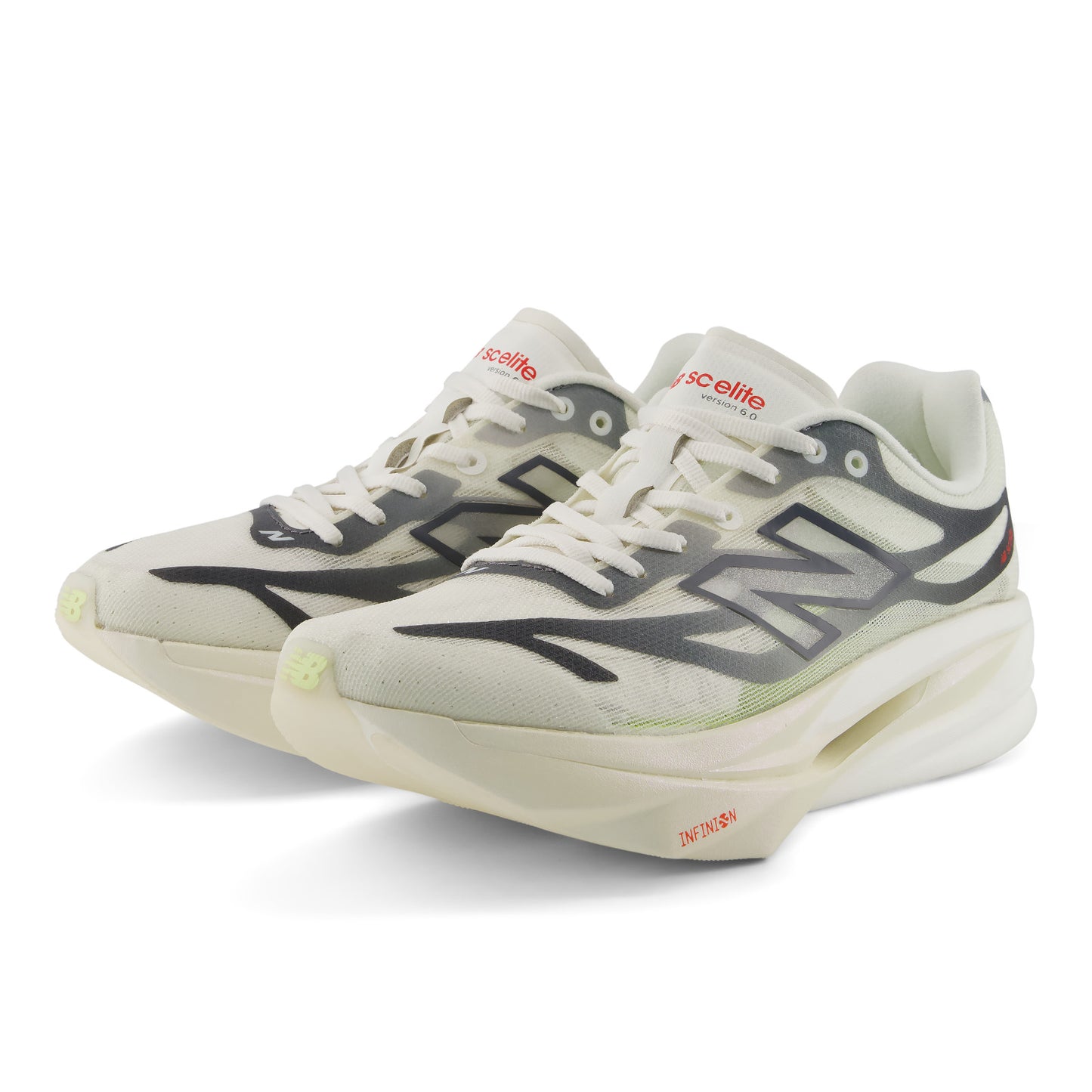 New Balance FuelCell SuperComp Elite v6 | Grey Matter / Neo Flame | Womens