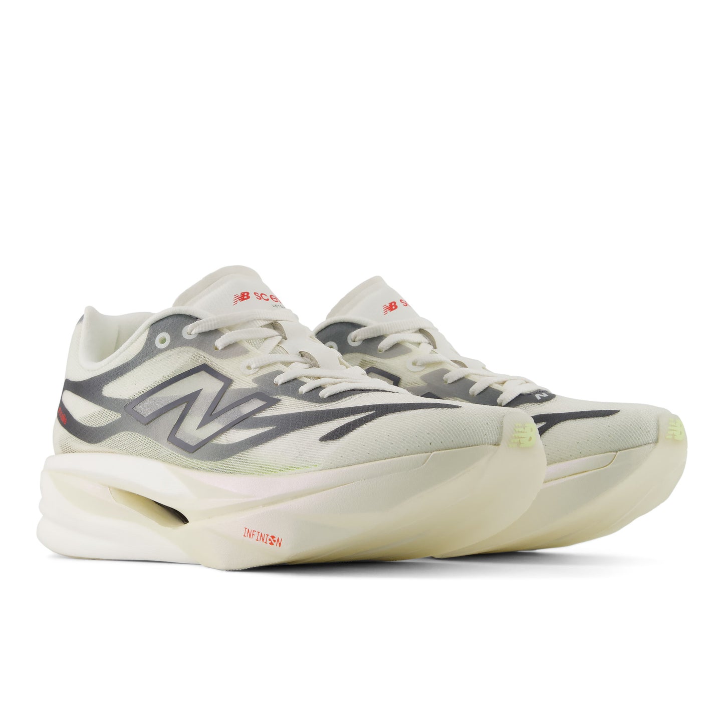 New Balance FuelCell SuperComp Elite v6 | Grey Matter / Neo Flame | Womens