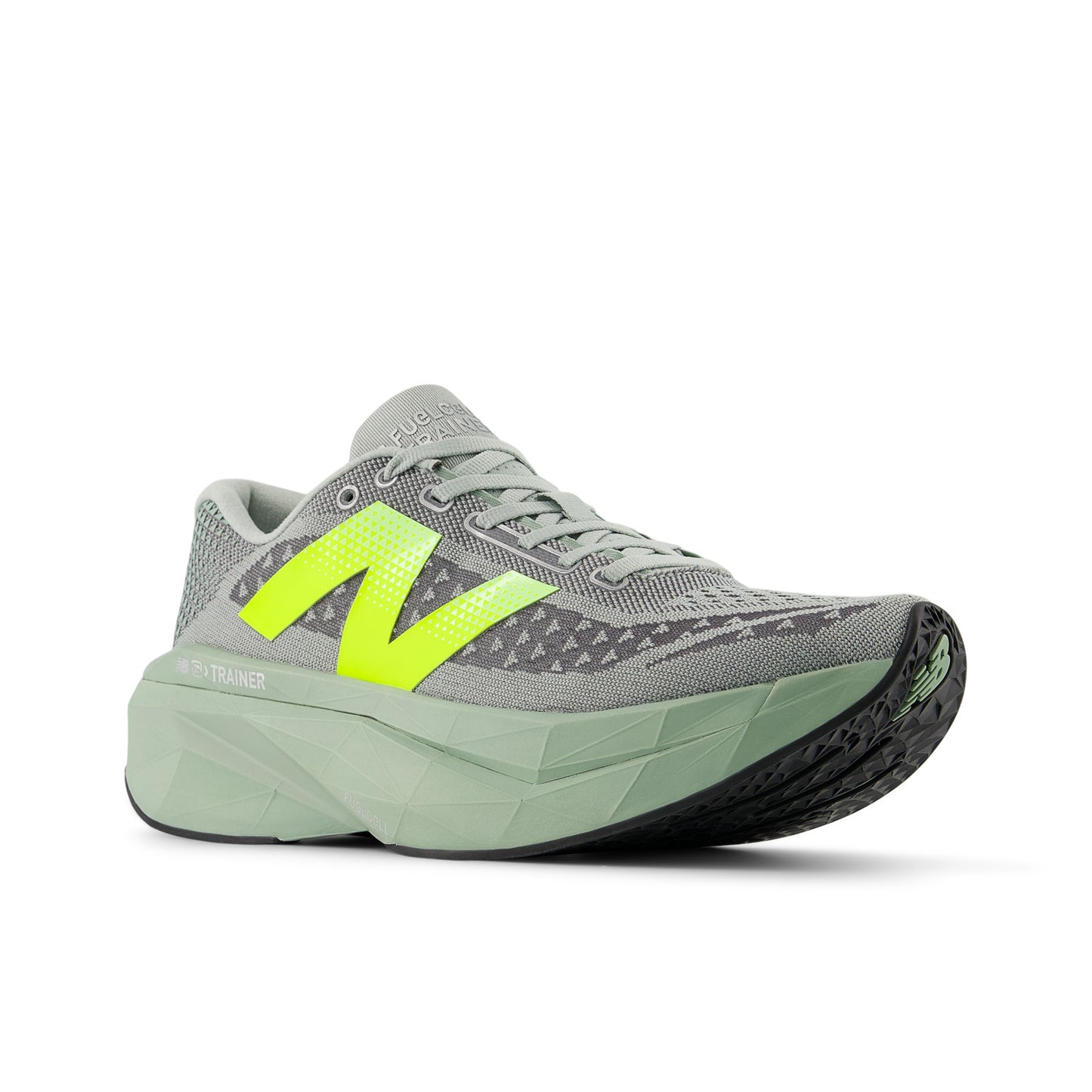 New Balance FuelCell SuperComp Trainer v3 Wide | Mosaic Green / Lone Star Grey | Mens