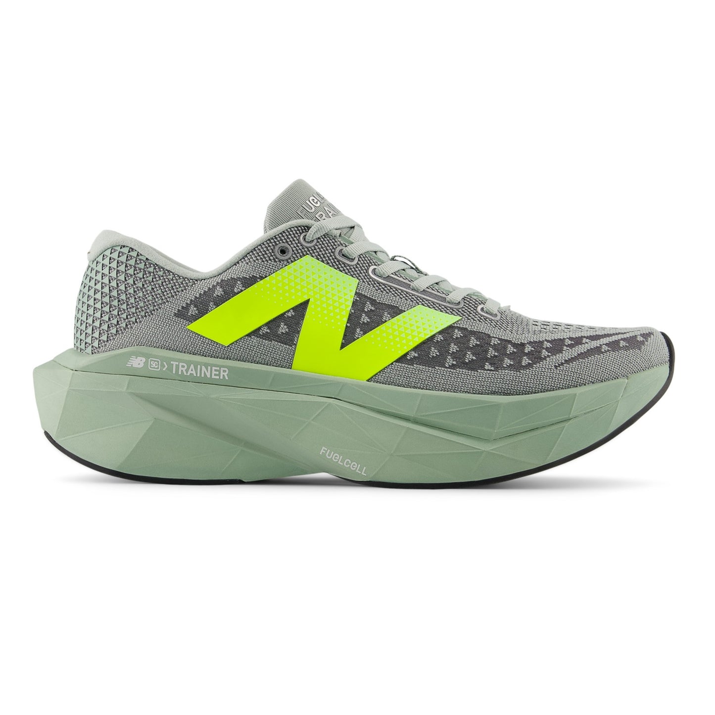 New Balance FuelCell SuperComp Trainer v3 Wide | Mosaic Green / Lone Star Grey | Mens