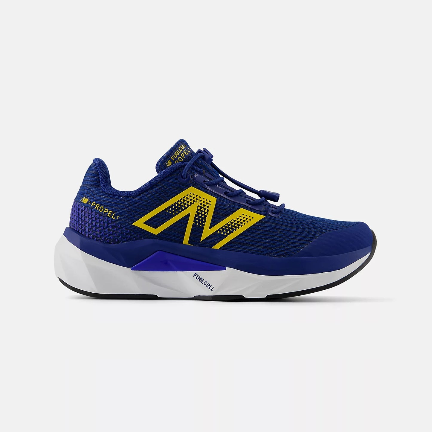 New Balance Propel Bungee Lace | Galaxy Blue / Ginger Lemon | Kids