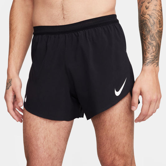 Nike AeroSwift 4" Shorts | Black / Summit White | Mens